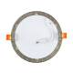 Producto de Placa LED 15W Circular SuperSlim Corte Ø 170 mm Silver