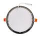 Producto de Placa LED 12W Circular SuperSlim Corte Ø 155 mm Negro Brillo