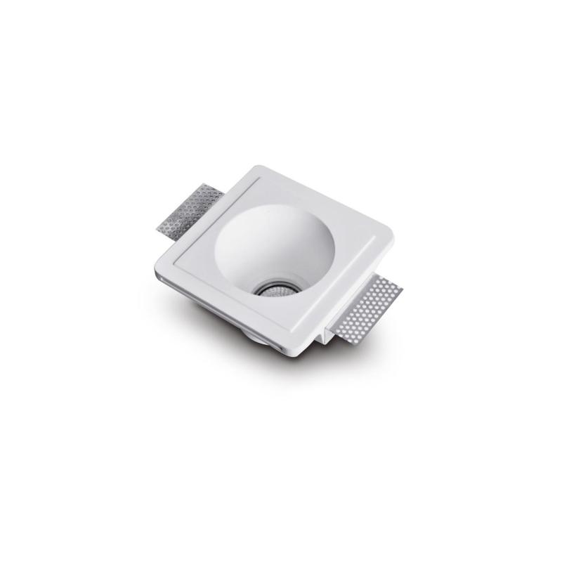 Producto de Aro Downlight Integración Escayola/Pladur para Bombilla LED GU10 / GU5.3  Corte 153x153 mm UGR17