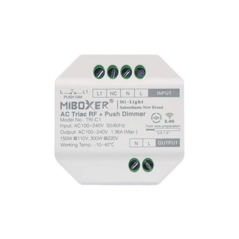 Producto de Regulador LED TRIAC RF Compatible con Pulsador MiBoxer TRI-C1