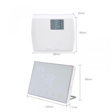 Producto de Termostato Calefacción WiFi Programable Blanco Inalámbrico