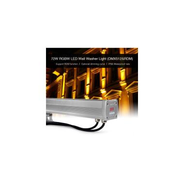 Produto de Barra Linear de Parede LED RGBW DMX 72W IP66 1000mm MiBoxer