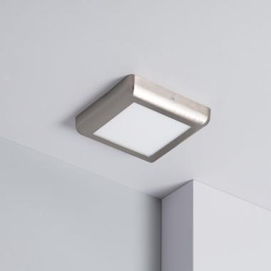 Producto de Plafón LED 12W Cuadrado Metal 180x180 mm Design Silver 