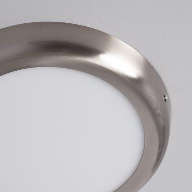 Producto de Plafón LED 18W Circular Metal Ø220 mm Design Silver