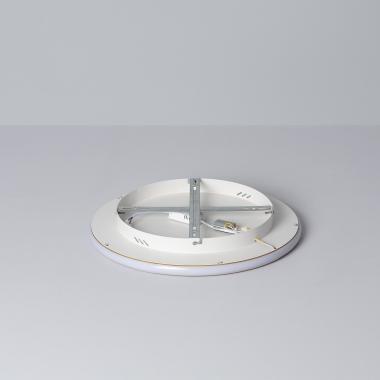 Produto de Plafón LED 30W Circular Metal Ø410 mm CCT Seleccionável Allharo