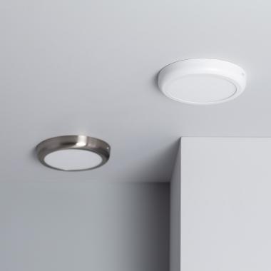 Producto de Plafón LED 18W Circular Metal Ø220 mm Design Silver