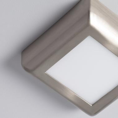 Producto de Plafón LED 6W Cuadrado Metal 120x120 mm Design Silver 