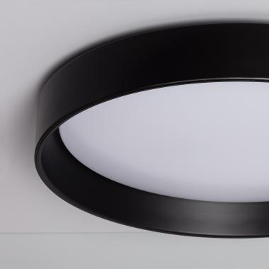 Producto de Plafón LED 30W Circular Metal Ø550 mm CCT Seleccionable Negro Design