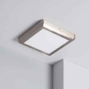 Producto de Plafón LED 18W Cuadrado Metal 225x225 mm Design Silver 