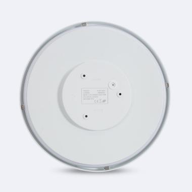 Producto de Plafón LED para Exterior 18W Circular con Detector de Movimiento Radar con Mando IR Ø300 mm