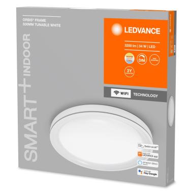 Producto de Plafón LED 34W CCT Circular Ø500 mm Smart+ WiFi ORBIS Frame LEDVANCE 4058075486508