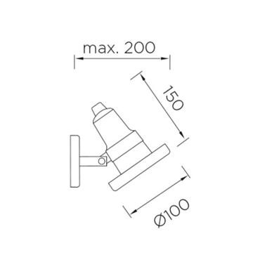 Producto de Aplique Helio AISI 316 GU10 35W IP67 LEDS-C4 05-9310-CA-37