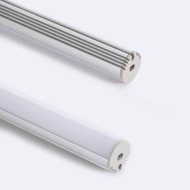 Producto de Perfil Aluminio Redondo Colgante y Superficie Para Tira LED 11 mm
