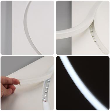 Producto de Tubo de Silicona Flex Empotrable Para Tira LED de hasta 15 mm