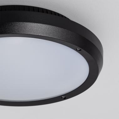 Producto de Plafón Circular para Exterior Ø300mm IP65 Curio Negro