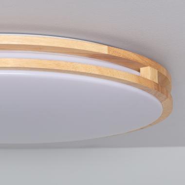 Producto de Plafón LED 20W Circular Madera Ø405 mm CCT Seleccionable Donati