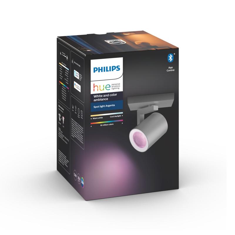 Produto de Aplique White Color 6W PHILIPS Hue Argenta 