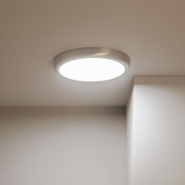 Producto de Plafón LED 24W Circular Metal  Ø300 mm Design Silver