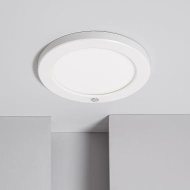 Producto de Plafón LED 18W CCT Seleccionable Circular Slim Surface Sensor Movimiento Corte Ajustable Ø75-205 mm