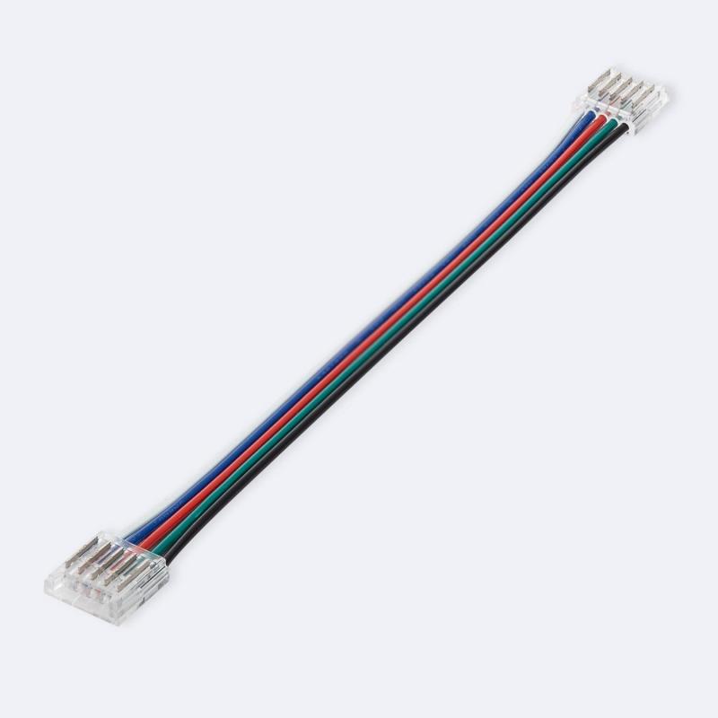Producto de Conector Hipopótamo doble con cable para Tira LED RGBW 12/24V DC SMD IP20 Ancho 12mm