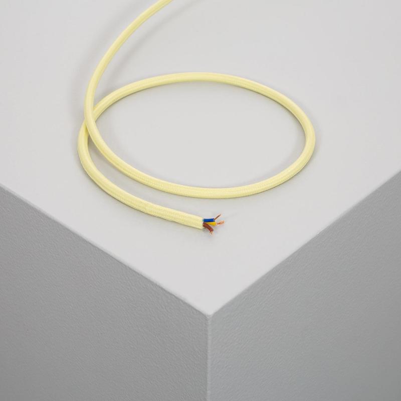 Producto de Cable Textil Eléctrico Amarillo