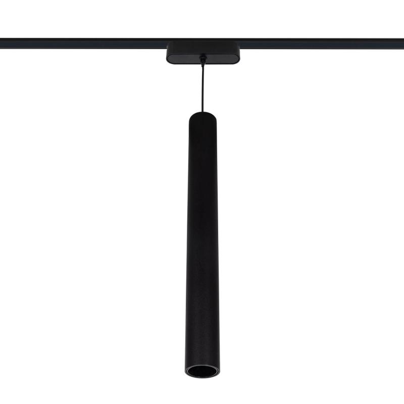 Producto de Foco Carril Colgante LED Magnético 25mm SuperSlim Cuarzo 7W 48V Negro