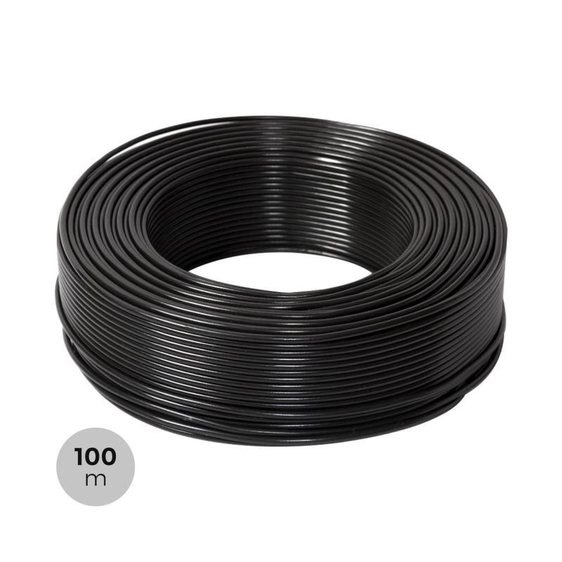 Producto de Rollo 100m Cable 6mm² PV ZZ-F Negro    