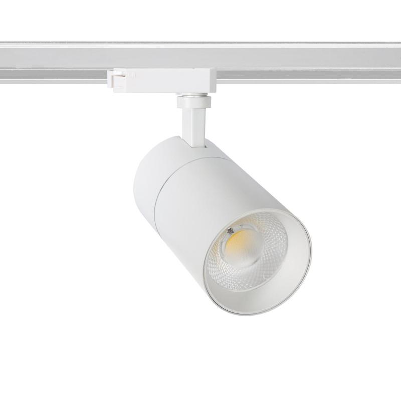 Produto de Foco LED New Mallet Branco 20W Regulável No Flicker para Carril Monofásico 