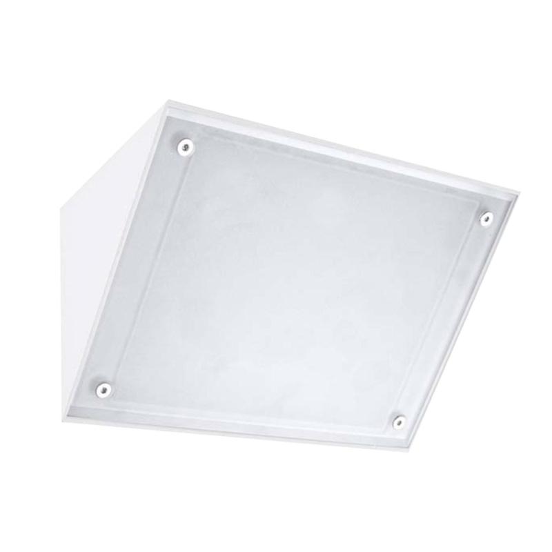 Produto de Aplique LED Curie Glass White Medium IP65 14W LEDS-C4 05-9884-14-CM