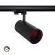 Producto de Foco Carril LED Trifásico 40W CCT d'Angelo Negro PHILIPS Xitanium Especial Tienda de Alimentación