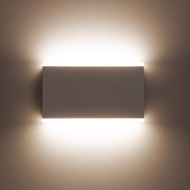 Producto de Aplique de Pared Exterior LED 10W Iluminación Doble Cara Rectangular Blanco Hera