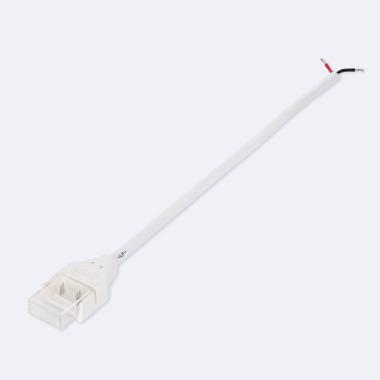 Conector Hipopótamo con Cable para Tira LED Autorectificada 220V AC SMD Silicone FLEX Ancho 12 mm