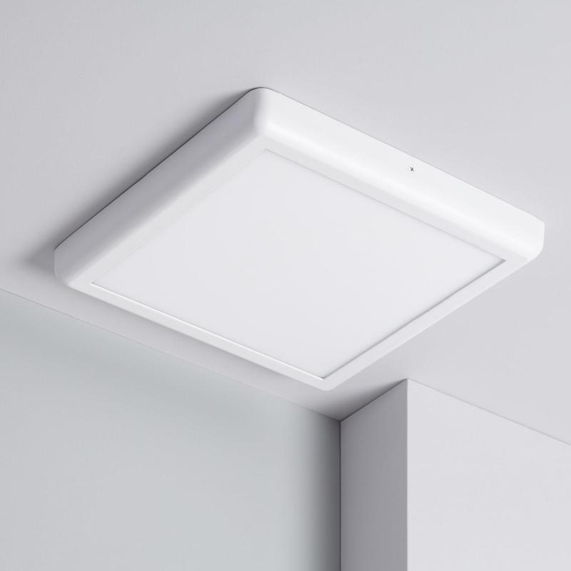 Produto de Plafón LED 24W Quadrado Metal 300x300 mm Design White