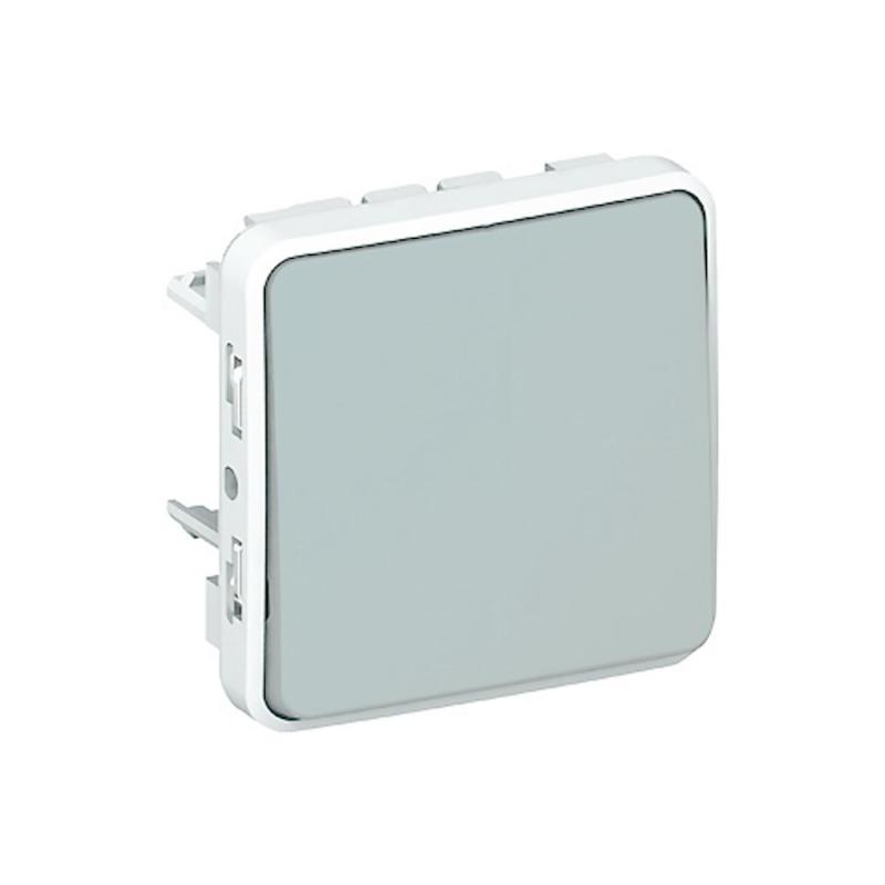 Producto de Interruptor Conmutador Gris - 16A LEGRAND Plexo 069523