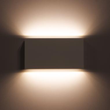 Producto de Aplique de Pared Exterior LED 10W Iluminación Doble Cara Rectangular Blanco Kaira