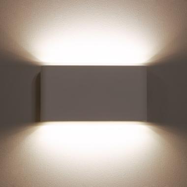 Producto de Aplique de Pared Exterior LED 12W Iluminación Doble Cara Rectangular Blanco Einar