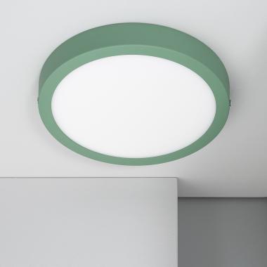 Producto de Plafón LED 18W Circular Aluminio Ø210 mm Slim CCT Seleccionable Galán SwitchDimm