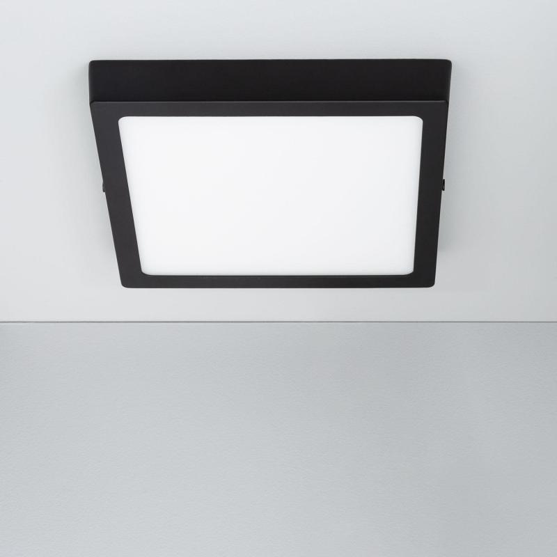 Producto de Plafón LED 18W Cuadrado Aluminio 210x210 mm Slim CCT Seleccionable Galán SwitchDimm