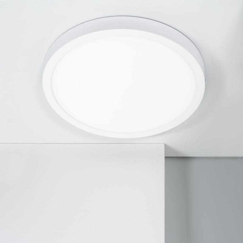 Producto de Plafón LED 24W Circular Aluminio Ø280 mm Slim CCT Seleccionable Galán SwitchDimm