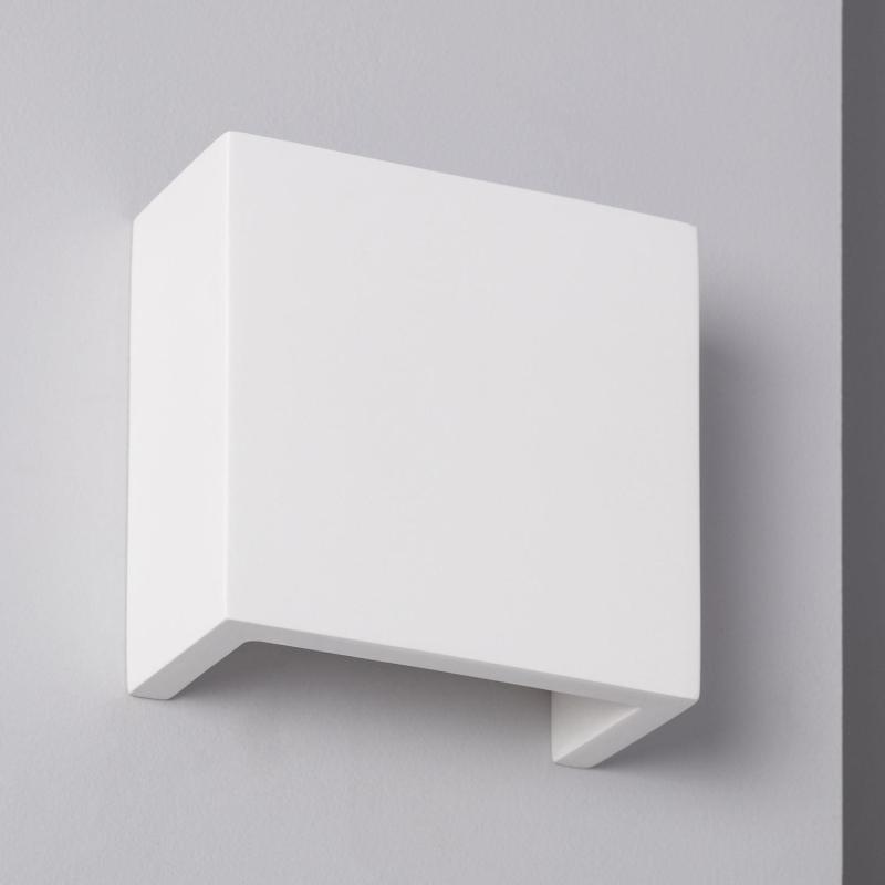 Produto de Aplique de Parede LED 7W Gesso Iluminação Dupla Esmeralda