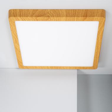 Producto de Plafón LED 24W Cuadrado Aluminio 280x280 mm Slim CCT Seleccionable Galán SwitchDimm