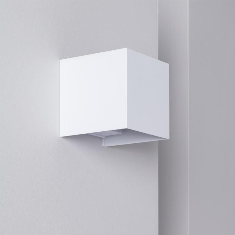 Produto de Aplique de Parede Exterior LED 6W Iluminação Dupla New Eros Branco
