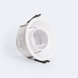 Product Aro Downlight Cónico Basculante Bajo UGR para Bombilla LED GU10 / GU5.3 Corte Ø85 mm Suefix  