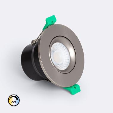 Downlight LED 8W Circular Regulável IP65 Corte Ø65 mm CCT Selecionável RF90 Solid Design Ajustável