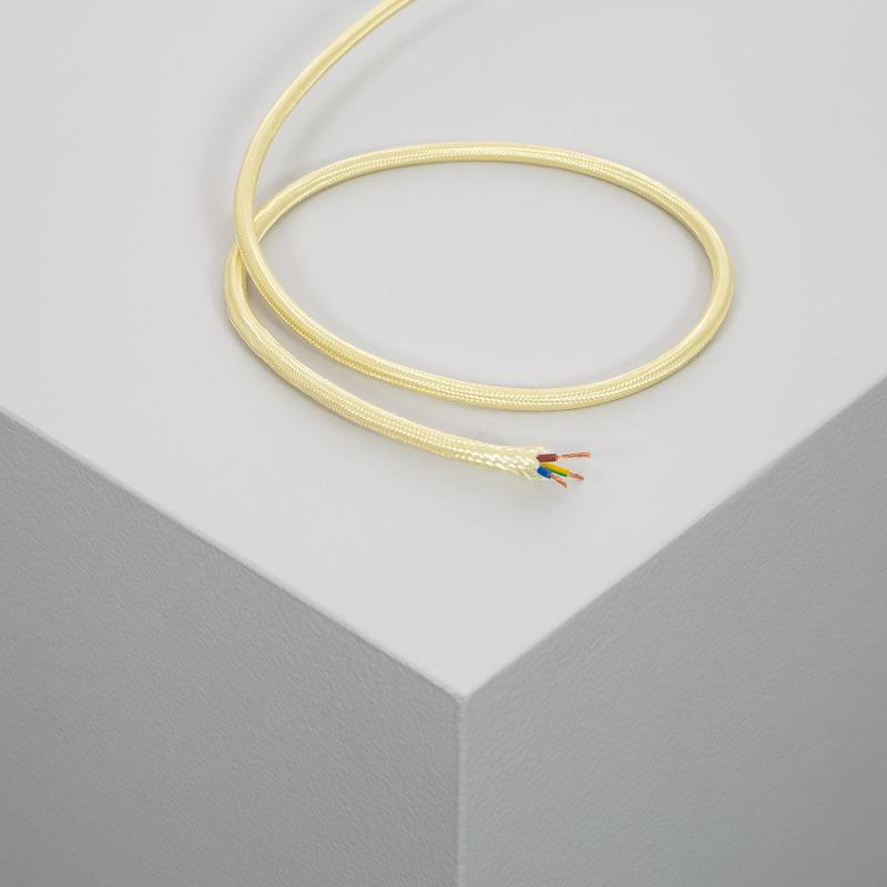 Producto de Cable Textil Eléctrico Dorado