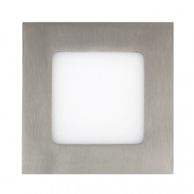 Producto de Placa LED 6W Cuadrada SuperSlim Silver Corte 105x105 mm