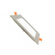 Placa LED Quadrada SuperSlim 12W Moldura Prata