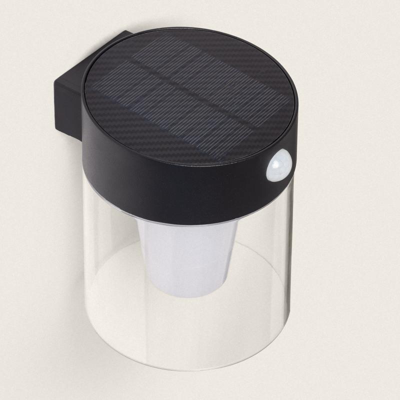 Produto de Aplique de Parede Exterior Solar LED 1,5W Alumínio com Sensor de Movimento Efren