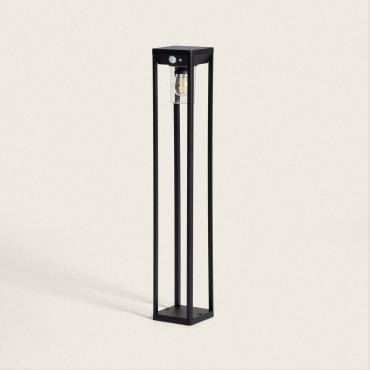 Baliza de Pé Exterior Solar LED 2W 60cm Alumínio com Sensor de Movimento Devah Preto