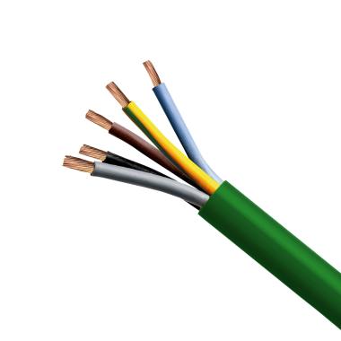 Cable Eléctrico Manguera 5x1,5 mm² Libre Halógenos RZ1-K (AS)